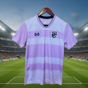 Thailand 2019 National Football Team Jersey Womens Small Pink Lavender Warrix